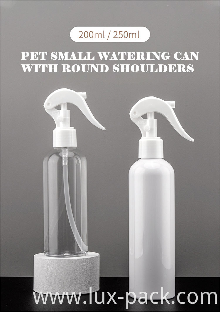 200ml Cute White ribbed fine mist sprayers - pump sprayer bottles nozzle pp plastic